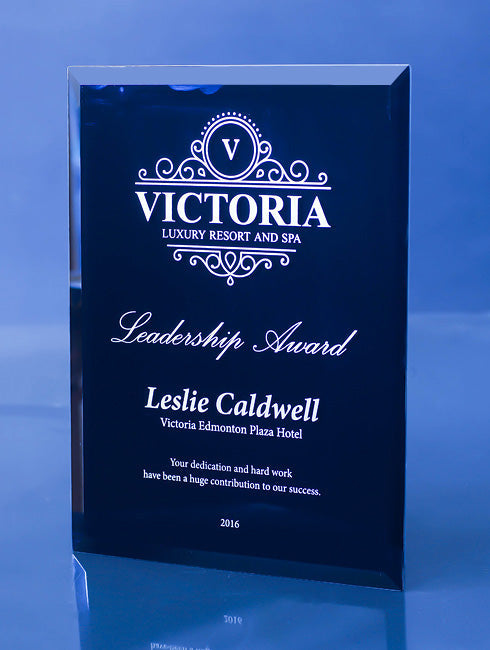 Black Glass Plaque Wall Plaque Eclipse Awards