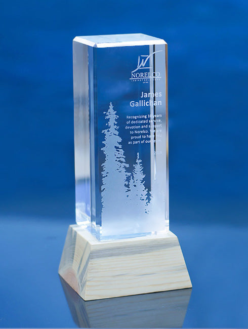Blueberry Pine Roots Award Trophy Eclipse Awards