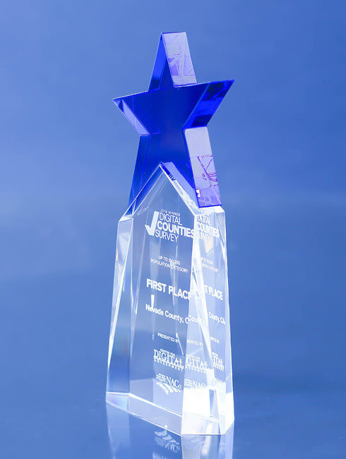 Brilliance Award - Blue Crystal Trophy Eclipse Awards