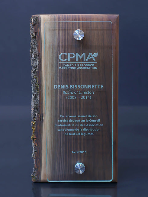 Canopy Wall Plaque - Chocolate Walnut Wall Plaque Eclipse Awards
