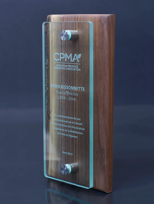 Canopy Wall Plaque - Chocolate Walnut Wall Plaque Eclipse Awards
