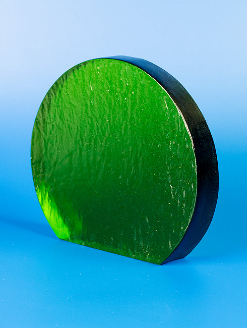 Recycled Glass Award - Emerald Crescent Trophy Eclipse Awards