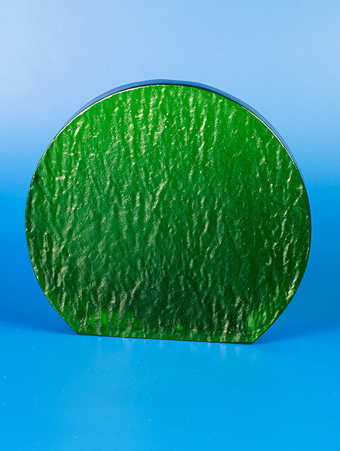 Recycled Glass Award - Emerald Crescent Trophy Eclipse Awards