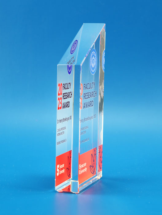 Crystal Manhattan Award - Cosmo Print Trophy Eclipse Awards