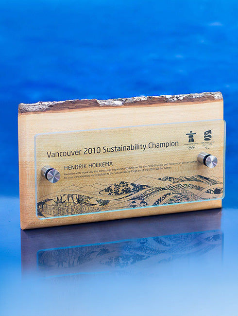 Canopy Wall Plaque - Salvaged Maple Wall Plaque Eclipse Awards OS