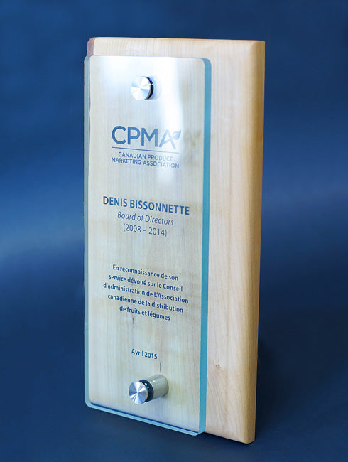 Canopy Wall Plaque - Salvaged Maple Wall Plaque Eclipse Awards