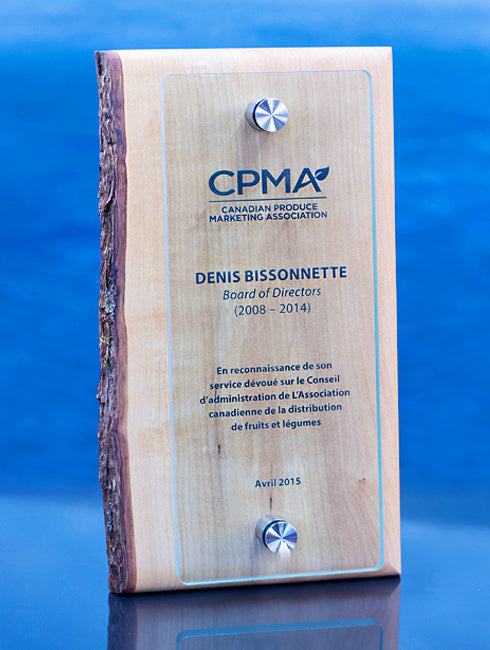 Canopy Wall Plaque - Salvaged Maple Wall Plaque Eclipse Awards
