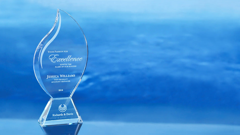 Crystal Silhouette Award Trophy Eclipse Awards