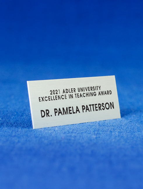 Silver Metal Nameplate Name Plate Eclipse Awards