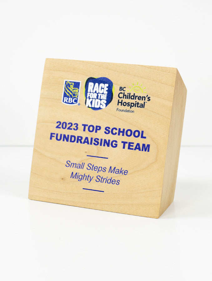 The Maple Block | Wooden Award | Desktop | Laser Engraved Trophy Eclipse Awards