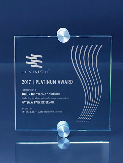 High Profile Square Glass Wall Plaque Wall Plaque Eclipse Awards