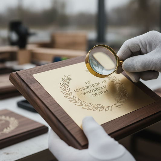 How quickly can vendors produce custom engraved awards without sacrificing quality?