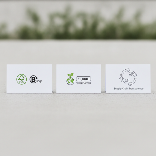 How can I verify that an award vendor's environmental claims are real and not greenwashing?