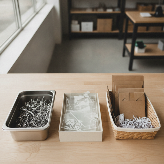 What does zero-waste manufacturing mean for award production?