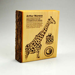 A collection of ethically crafted sustainable awards made from wood and green energy, designed to celebrate milestones with environmental responsibility.