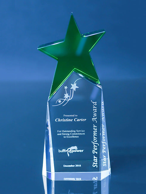 Brilliance Award - Green Crystal Trophy Eclipse Awards   