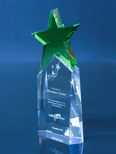 Brilliance Award - Green Crystal Trophy Eclipse Awards   