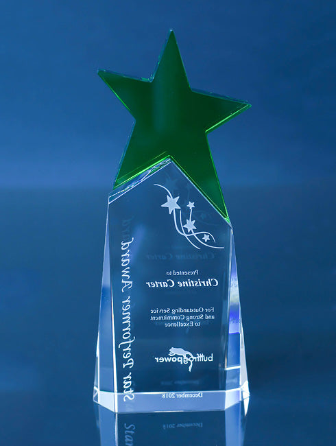 Brilliance Award - Green Crystal Trophy Eclipse Awards   