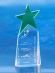 Brilliance Award - Green Crystal Trophy Eclipse Awards OS