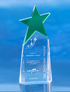 Brilliance Award - Green Crystal