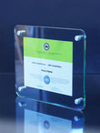 Clarity Glass Certificate Frame Wall Plaque Eclipse Awards   