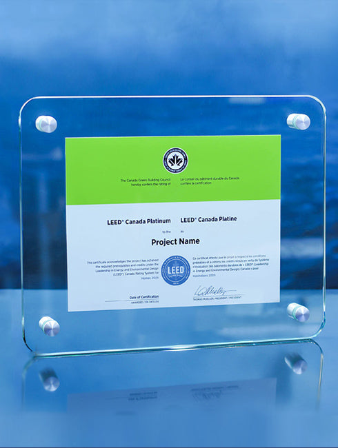Clarity Glass Certificate Frame