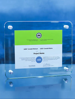 Clarity Glass Certificate Frame