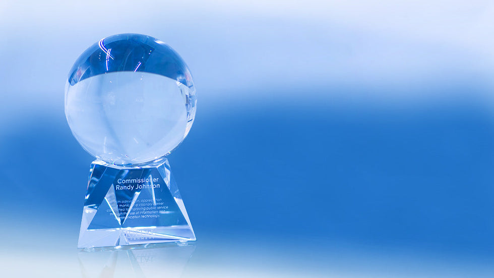 Crystal Ball Award Trophy Eclipse Awards   
