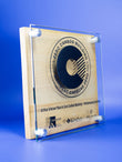 Harmony Wall Plaque - Salvaged Maple Wall Plaque Eclipse Awards   