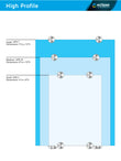 High Profile Rectangular Glass Wall Plaque Wall Plaque Eclipse Awards   