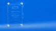 High Profile Rectangular Glass Wall Plaque Wall Plaque Eclipse Awards   