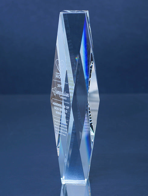 Infinity Crystal Column Trophy Eclipse Awards   