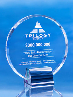 Ovation Crystal Award Trophy Eclipse Awards Medium
