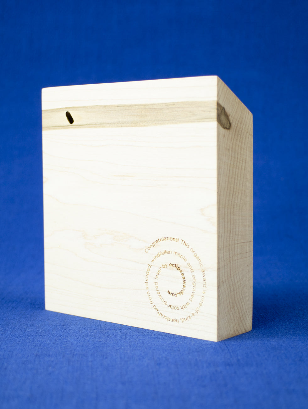 Sunwood Award with Custom Shape Wood Accent Trophy Eclipse Awards