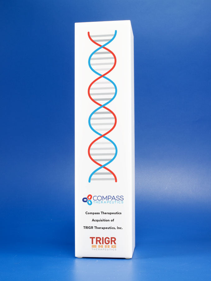 White Crystal Pillar Deal Toy Trophy Eclipse Awards Large