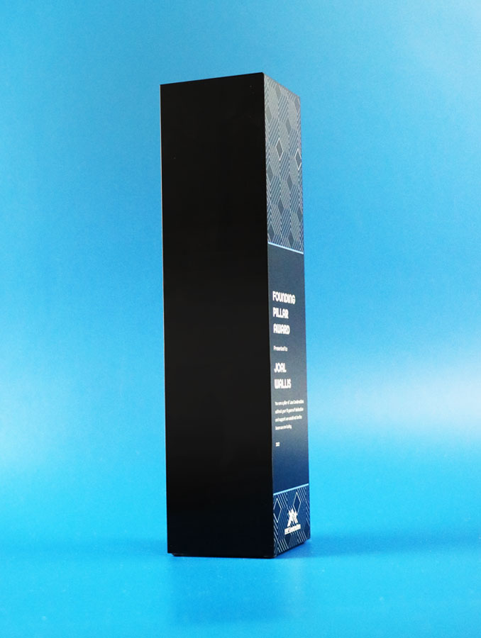 Black Crystal Pillar Award Trophy Eclipse Awards