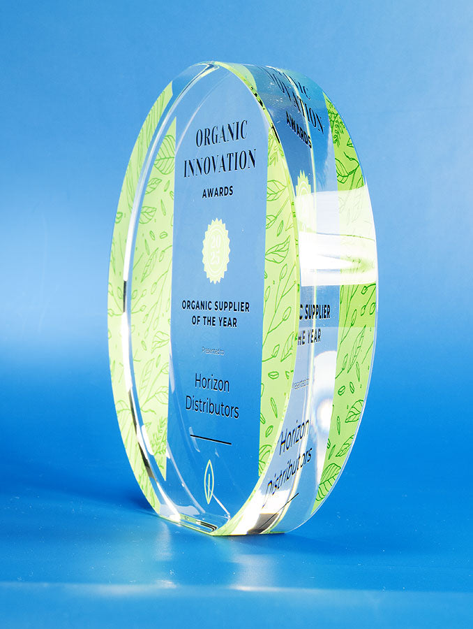Crystal Oasis Award Trophy Eclipse Awards