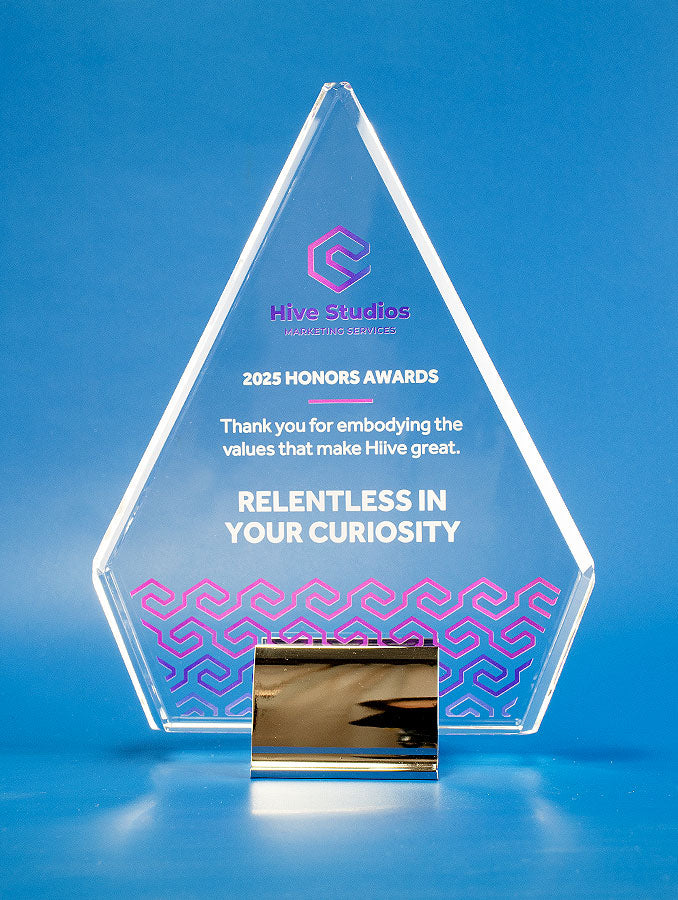 Elevation Crystal Award Trophy Eclipse Awards Large