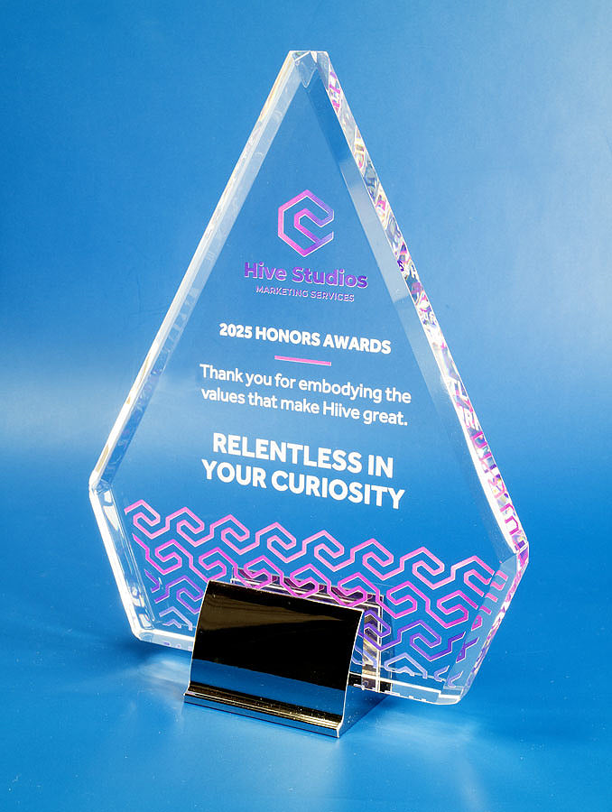 Elevation Crystal Award Trophy Eclipse Awards