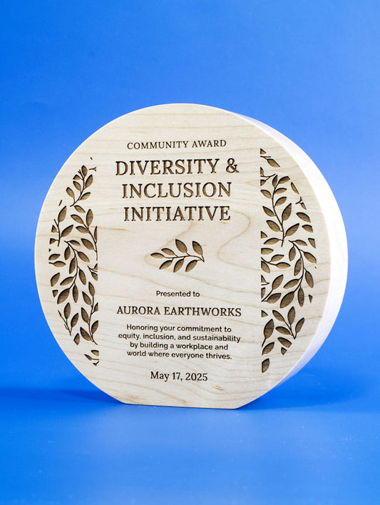 Good Wood Award - Disc Trophy Eclipse Awards Large