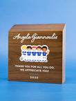 Neighbourhood Wood Trophy - Chocolate Walnut Trophy Eclipse Awards