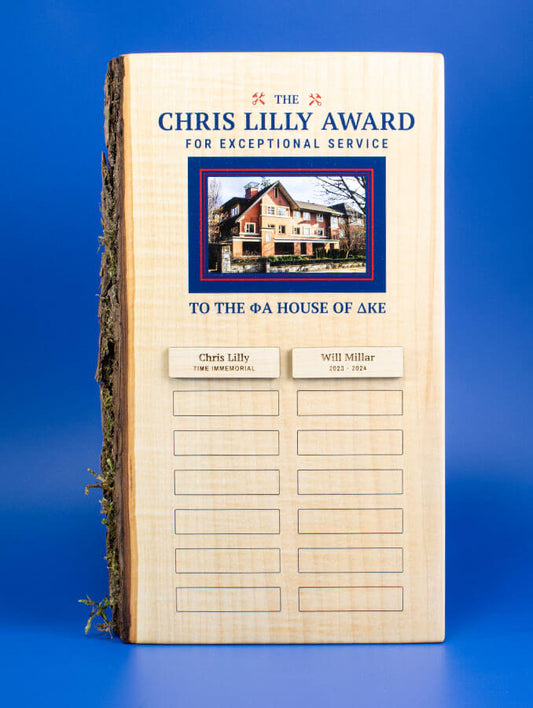 Perpetual Vancouver Award - Maple Wood Trophy Eclipse Awards - maker of fine custom trophies OS