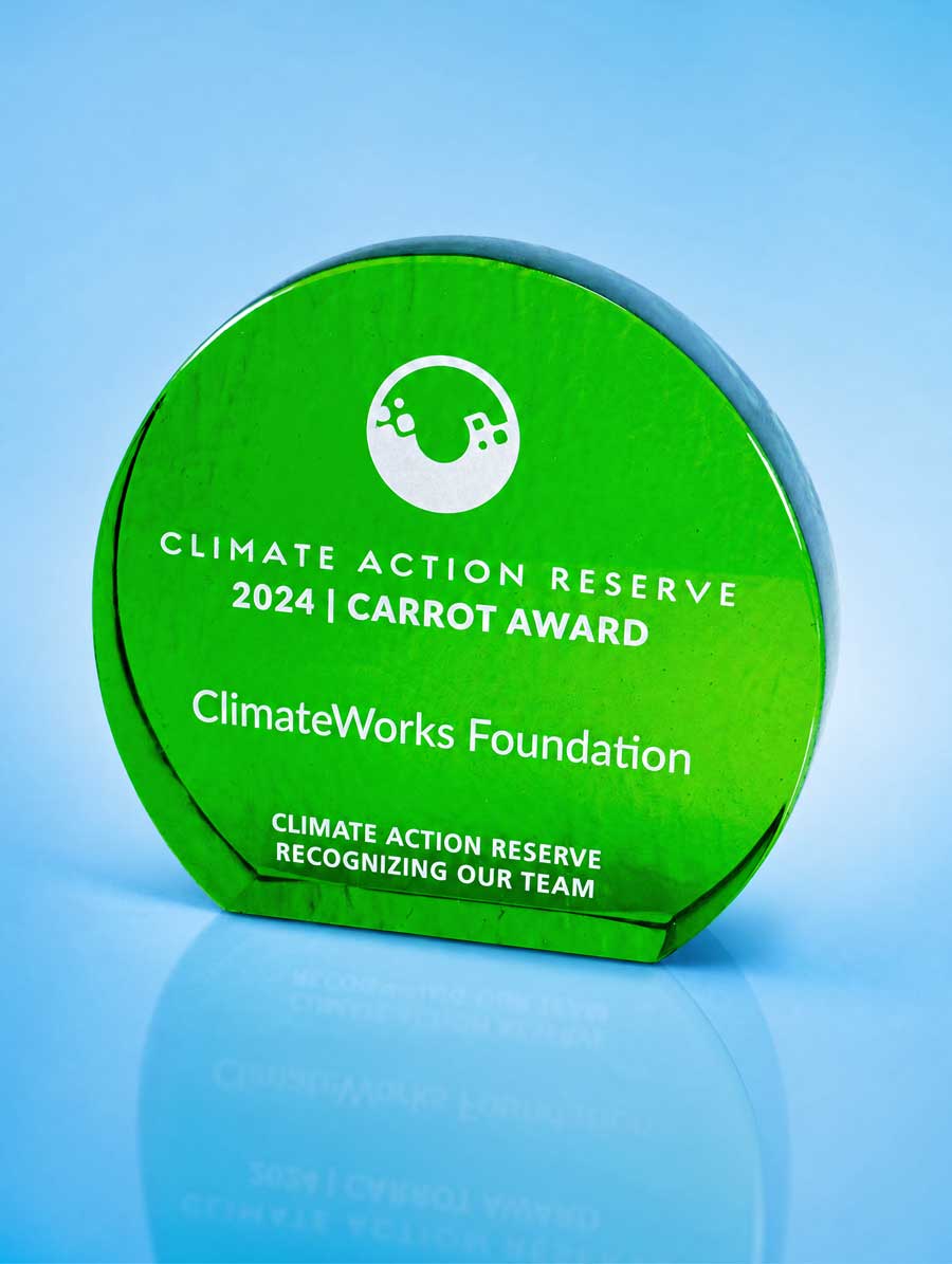 Recycled Glass Award - Emerald Crescent