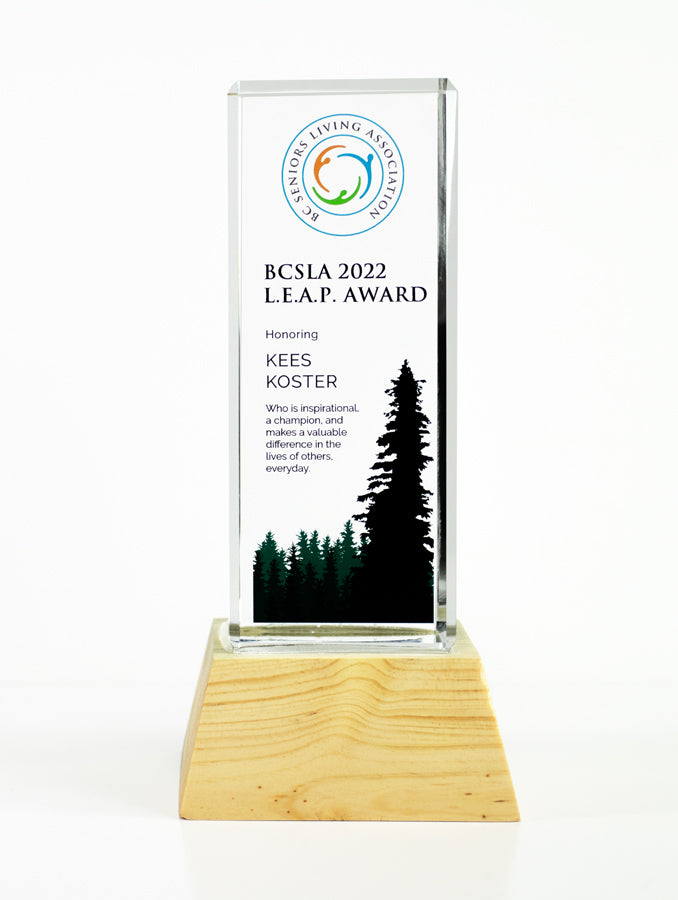 Birch Roots Award - Cosmo Print Trophy Eclipse Awards Medium