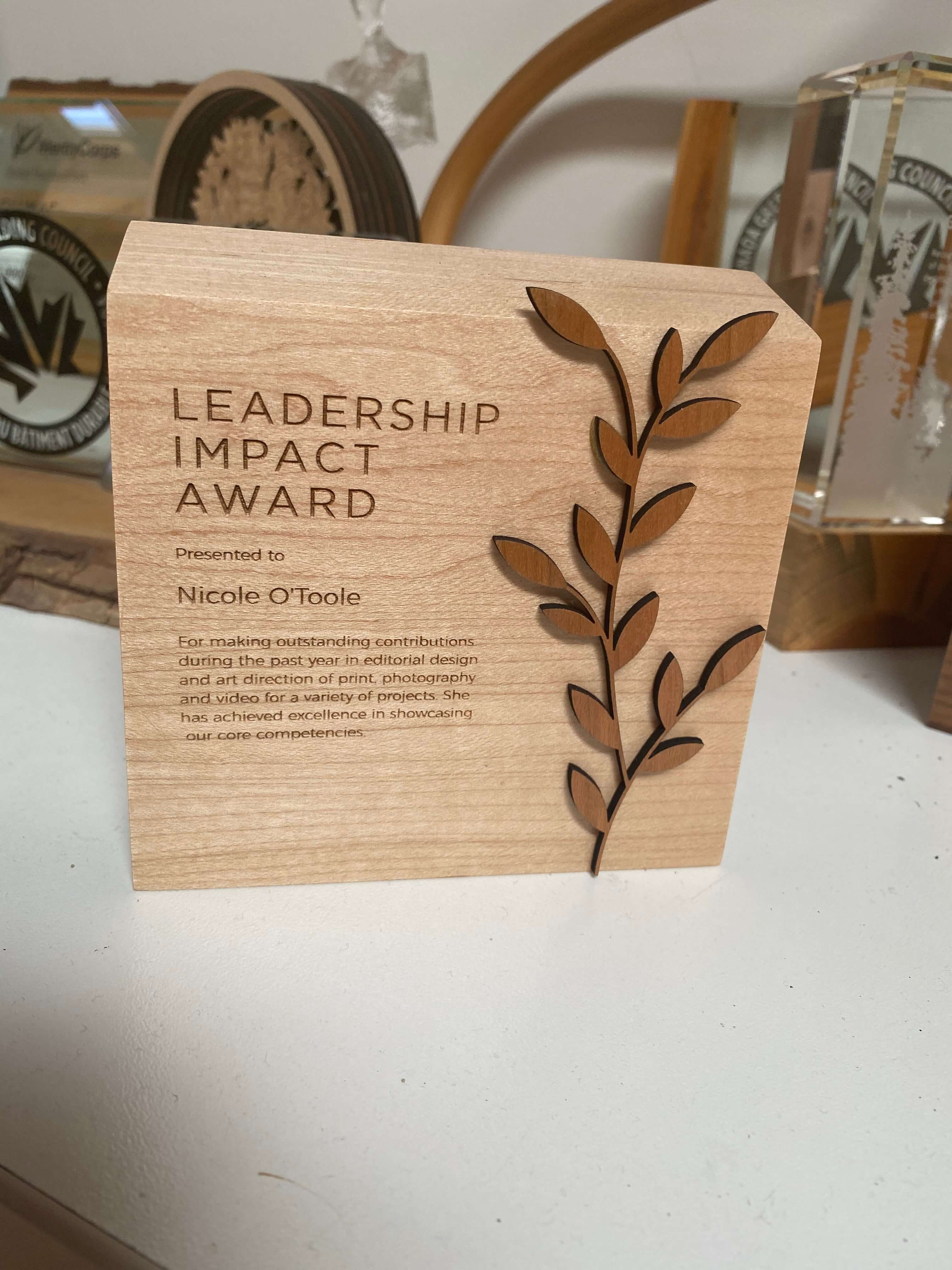 sustainable-customized-plaques-laser-engraved-eco-friendly-nonprofit-award-canada-3