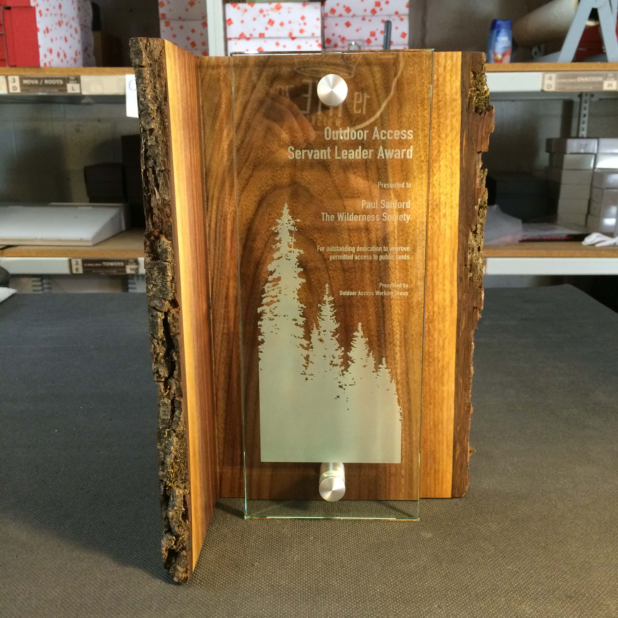 unique-sustainable-salvaged-wood-and-glass-custom-trophy-environment-trophy-north-america