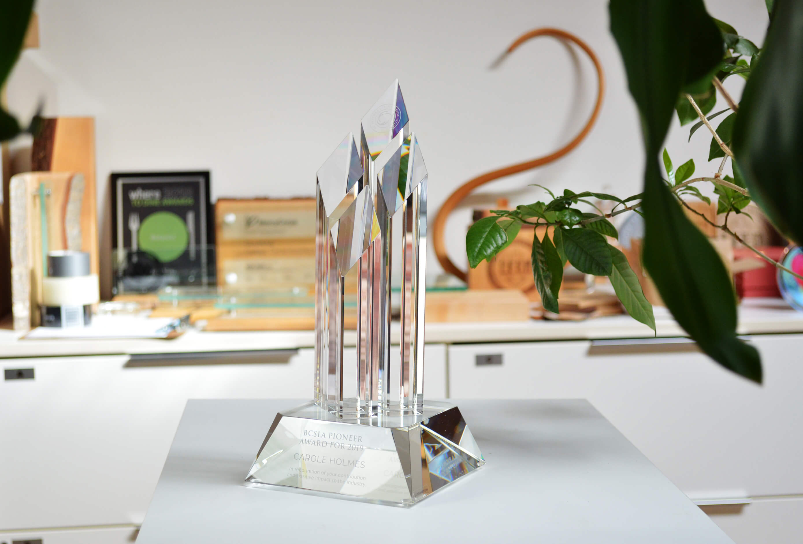 crystal-trophies_unique-modern-corporate-trophy_personalized-employee-award_canada-pioneer