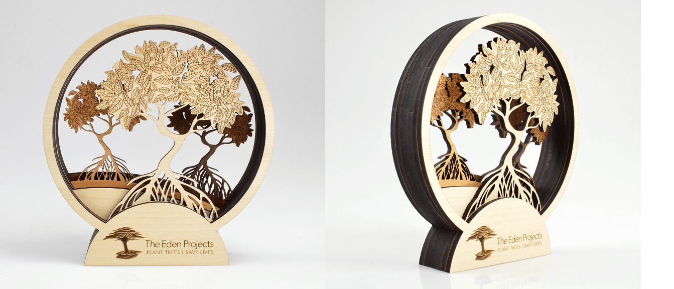 custom-award_wood-sculpture_laser-engraved_eco-friendly_non-profit_recognition-trophy_canada